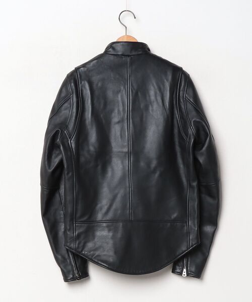 「schott」 レザーブルゾン SMALL ブラック メンズの画像
