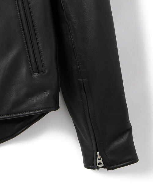 「schott」 レザーブルゾン SMALL ブラック メンズの画像