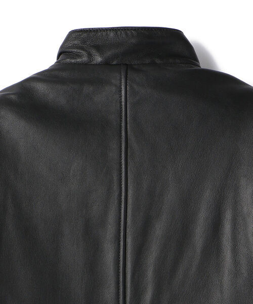 「schott」 レザーブルゾン SMALL ブラック メンズの画像