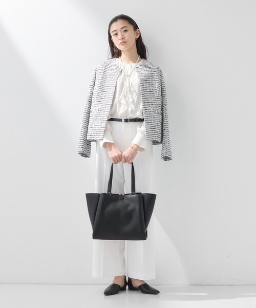 INDIVI（インディヴィ） トートバッグ 「A4収納可能／合皮」キャリア