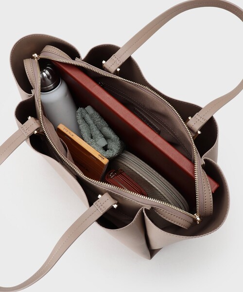 INDIVI（インディヴィ） トートバッグ 「A4収納可能／合皮」キャリア