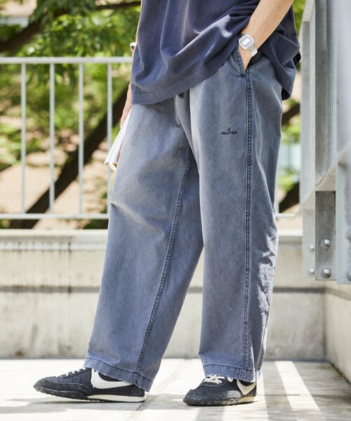 BLUCO ✖︎waxネイビー チノパン X LARGE ブルコ チノパン BLUCO ✖︎waxネイビー チノパン X LARGE CLINK