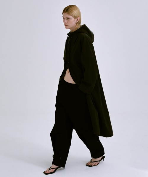 「CREDONA」 イージーパンツ FREE ブラウン レディース_画像2