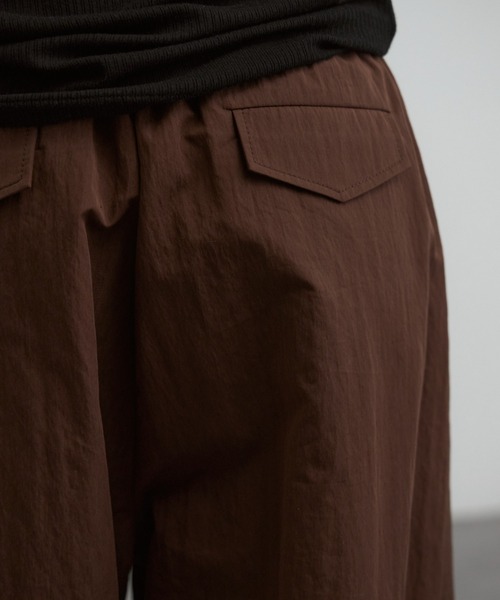「CREDONA」 イージーパンツ FREE ブラウン レディース_画像3