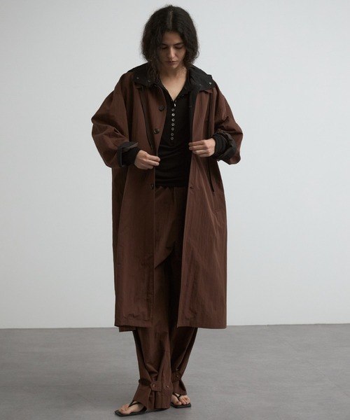 「CREDONA」 イージーパンツ FREE ブラウン レディース_画像7