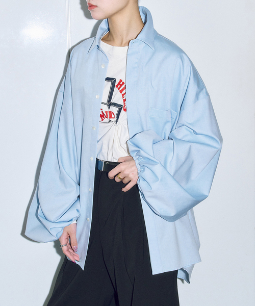 【最終値下げ】パフスリーブシャツ　CITYSHOP CITYSHOP（シティショップ） ブラウス シャツ BALLOON CUFF シャツ