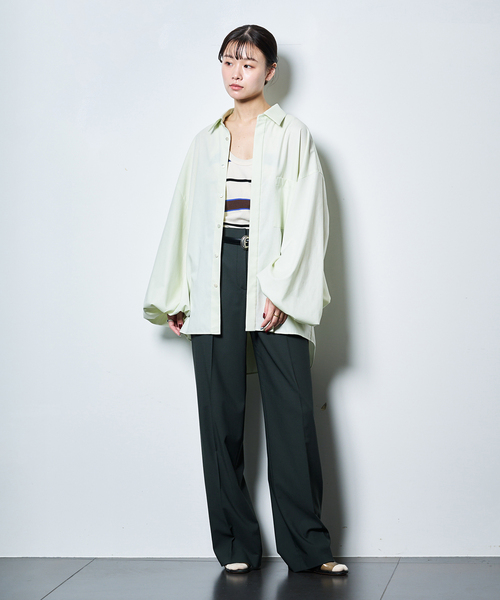 CITYSHOP（シティショップ） ブラウス シャツ BALLOON CUFF シャツ