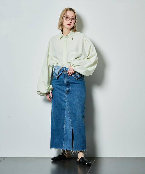 CITYSHOP（シティショップ） ブラウス シャツ BALLOON CUFF シャツ
