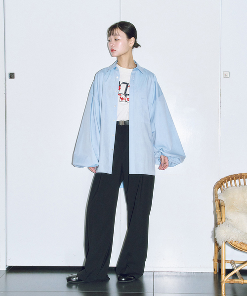 CITYSHOP（シティショップ） ブラウス シャツ BALLOON CUFF シャツ