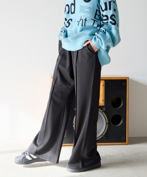 PBLIM パンツ 「UNISEX」COZY(コージー)カットフレアパンツ レディース