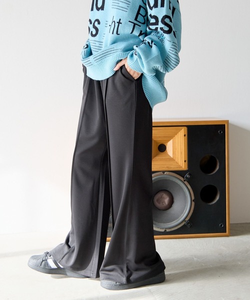 PBLIM パンツ 「UNISEX」COZY(コージー)カットフレアパンツ レディース