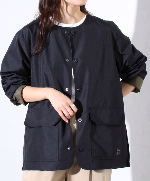 「TAION」 ジャケット L ブラック メンズ_画像8