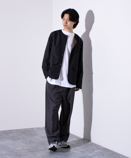 「TAION」 ジャケット L ブラック メンズ_画像9