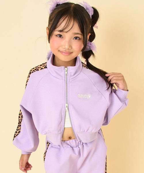 ANAP kids（アナップキッズ） ブルゾン アウター ヒョウ柄ライン