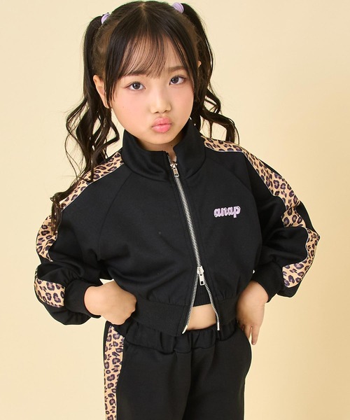 ANAP kids（アナップキッズ） ブルゾン アウター ヒョウ柄ライン