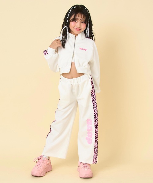 ANAP kids（アナップキッズ） ブルゾン アウター ヒョウ柄ライン