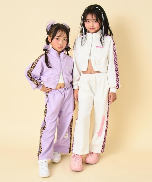 ANAP kids（アナップキッズ） ブルゾン アウター ヒョウ柄ライン
