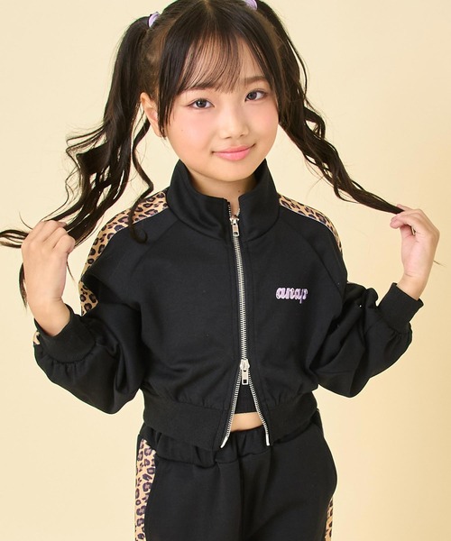 ANAP kids（アナップキッズ） ブルゾン アウター ヒョウ柄ライン