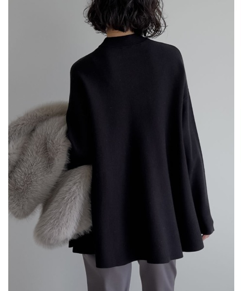 「Re:EDIT」 長袖ニット MEDIUM グレー レディース_画像2