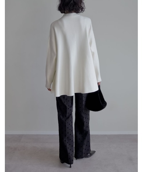 「Re:EDIT」 長袖ニット MEDIUM グレー レディース_画像6