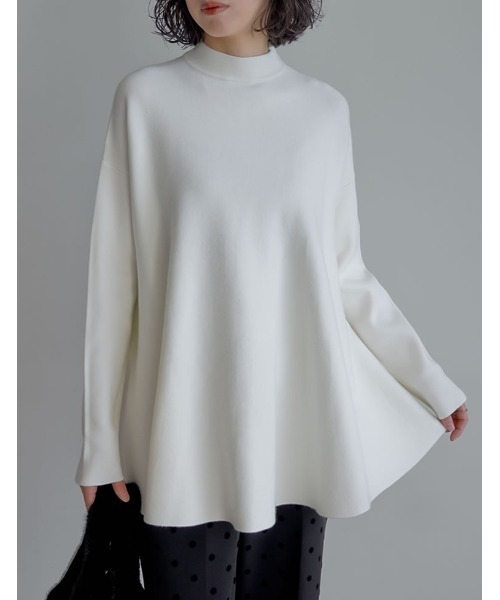「Re:EDIT」 長袖ニット MEDIUM グレー レディース_画像7