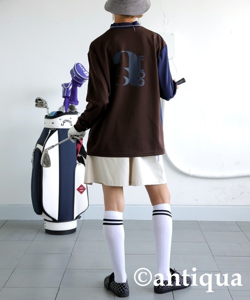 「antiqua」 「STCH」長袖カットソー ML グリーン系その他 レディースの画像5