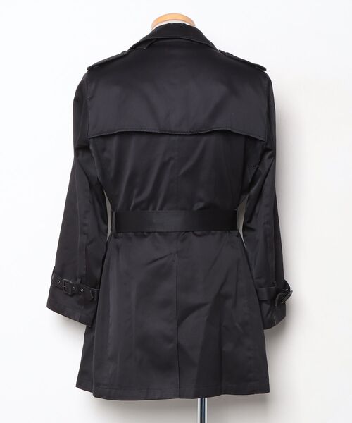 「UNITED ARROWS」 トレンチコート MEDIUM ブラック メンズ_画像2