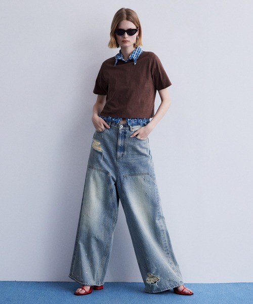 MAISON SPECIAL（メゾンスペシャル） ブラウス シャツ 半袖 Shirring
