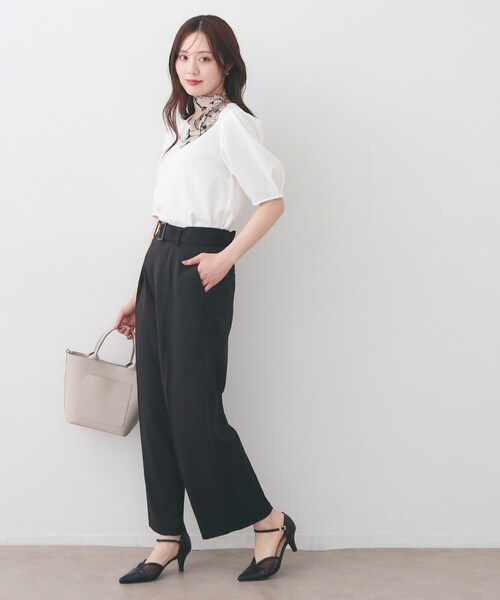 index（インデックス） tシャツ タックパフトップス「洗濯機OK／UVケア 