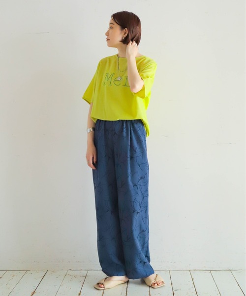 「NOMBRE IMPAIR」 7分袖カットソー FREE ネイビー レディース_画像5