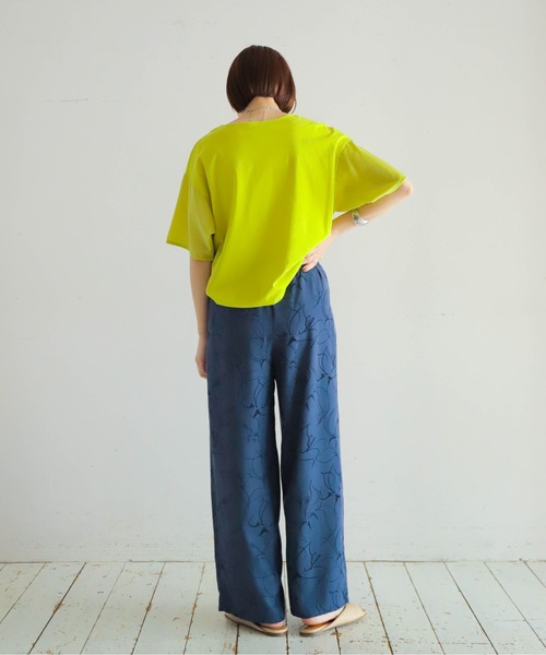 「NOMBRE IMPAIR」 7分袖カットソー FREE ネイビー レディース_画像6