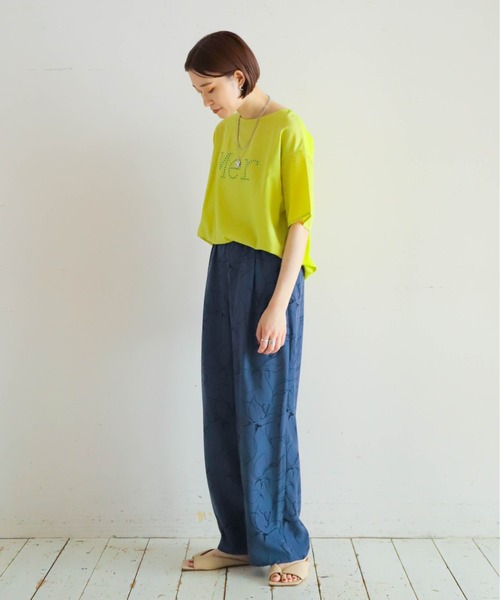 「NOMBRE IMPAIR」 7分袖カットソー FREE ネイビー レディース_画像7