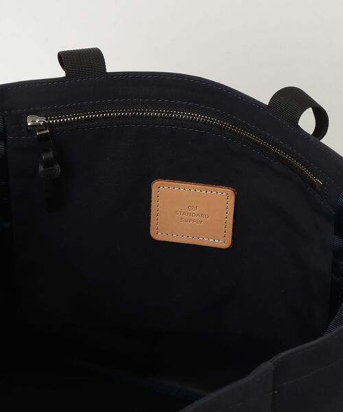 「STANDARD SUPPLY」 ワンポイントトートバッグ - ネイビー レディース_画像4