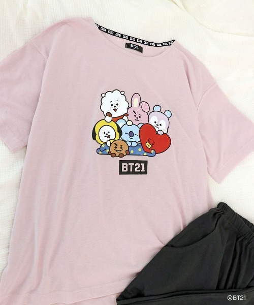 BT21 パジャマ ルームウェア 「BT21」半袖 ルームウェア パジャマ 天竺