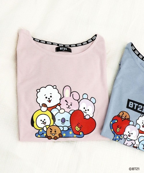 BT21 パジャマ ルームウェア 「BT21」半袖 ルームウェア パジャマ 天竺