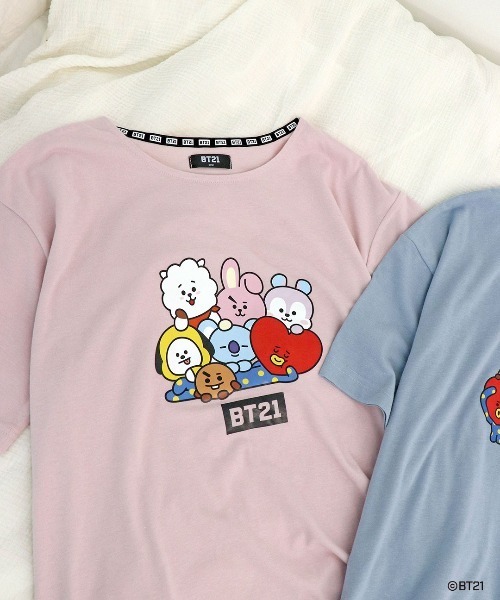 BT21 パジャマ ルームウェア 「BT21」半袖 ルームウェア パジャマ 天竺