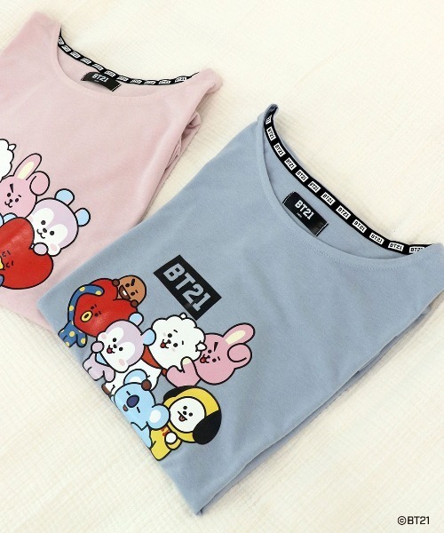 BT21 パジャマ ルームウェア 「BT21」半袖 ルームウェア パジャマ 天竺