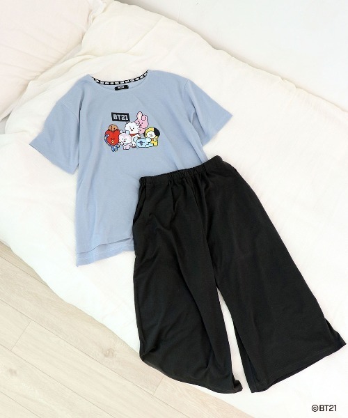 BT21 パジャマ ルームウェア 「BT21」半袖 ルームウェア パジャマ 天竺