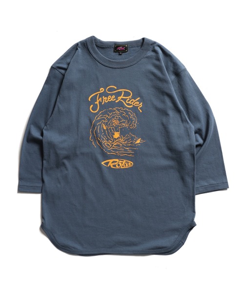 「ROTAR」 長袖Tシャツ MEDIUM ヘザーグレー メンズ_画像5