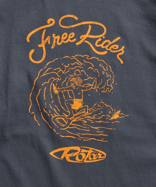 「ROTAR」 長袖Tシャツ MEDIUM ヘザーグレー メンズ_画像7