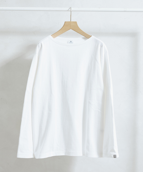 LOOPWHEELER（ループウィラー） 長袖Tシャツ LARGE ホワイト メンズ