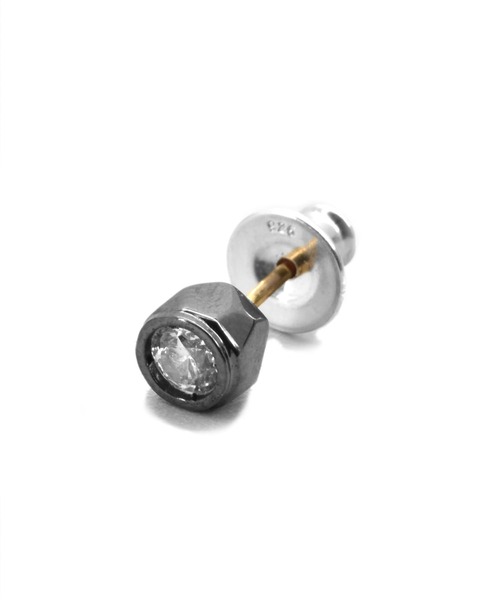 「LION HEART」 ピアス(片耳用) ONE SIZE ブラック系その他 メンズ_画像6