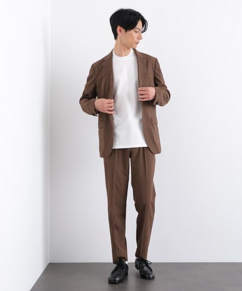 【美品】NANO ナノユニバース リネン スーツ NANO universe（ナノ・ユニバース） セットアップ 「Damerino