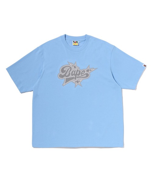A BATHING APE Tシャツ Lサイズ 水色 A BATHING APE（アベイシングエイプ） tシャツ BAPE STA LOGO RELAXED