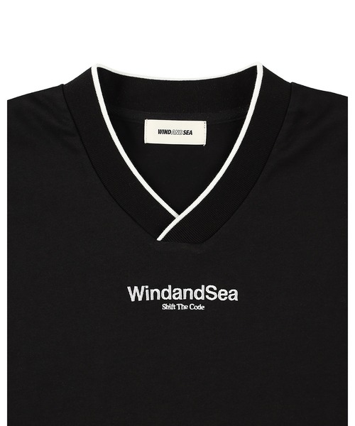 WIND AND SEA（ウィンダンシー） tシャツ V-NECK LINE TEE メンズ