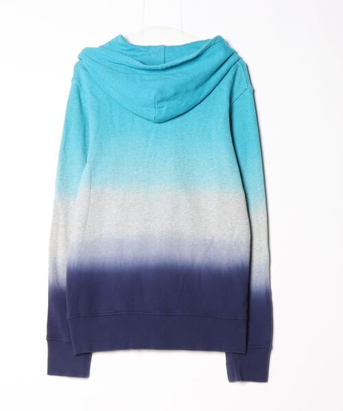 「Design Tshirts Store graniph」 ジップアップパーカー M ブルー メンズ_画像2