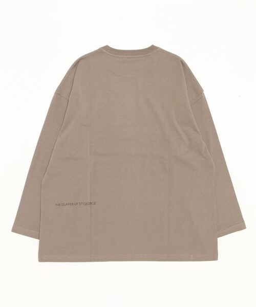 「The DUFFER of ST.GEORGE」 長袖Tシャツ X-LARGE ホワイト メンズ_画像3