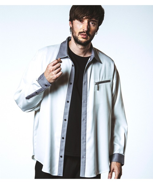 「NO ID.」 長袖シャツ ONE SIZE ブラック メンズ_画像5