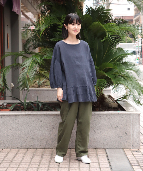 「Brocante」 長袖ブラウス 2 ホワイト レディース_画像3