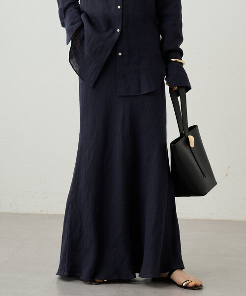 「LOUNGEDRESS」 ロングスカート MEDIUM ネイビー レディース_画像7